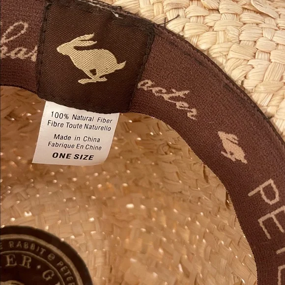 Peter Grimm Natural Straw Hat/Unisex/Rustic Cowboy/cowgirl/True Character - Picture 5 of 11